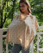 Muslin Nursing Cover for Baby Breastfeeding, Breathable 100% Cotton - Image 4