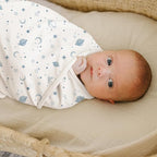 Konssy Knit Baby Blanket 2 Pack, Soft Ribbed Swaddle Receiving Blankets - Image 3