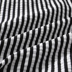 YOUNGER TREE Toddler Girls Two Pieces Swimsuit Color Block Stripe Swimwear - Image 6