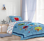 Sesame Street Full Comforter Set – 7 Piece Kids Bedding Includes Comforter - Image 6