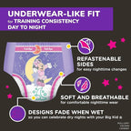 Pull-Ups Girls' Nighttime Potty Training Pants, Training Underwear, 60 Ct - Image 4