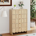 5 Drawer Dresser for Bedroom Set of 2, Modern Closet Chest of Drawers - Image 7