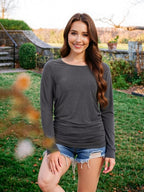 Maternity Shirts Long Sleeve Pregnancy Top - Image 7