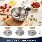 Stainless Steel Food Mills - Image 2