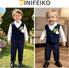 Toddler Boys Suit 3Pcs 1-5T - Image 2