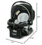 Graco SnugRide Lite LX Infant Car Seat, Lightweight Rear-Facing Seat - Image 9