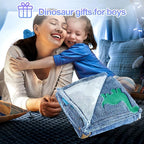 TEHALK Dinosaur Glow in the Dark Kids Throw Blanket - Image 5