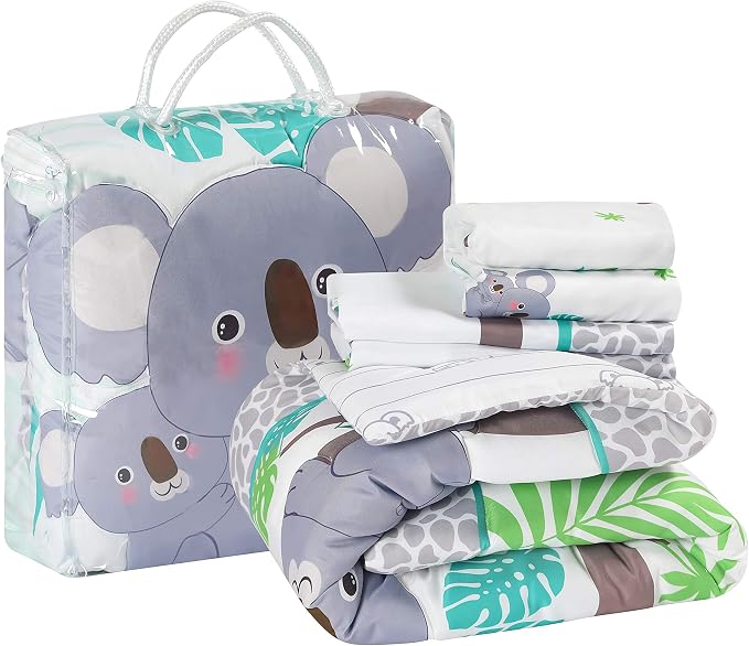 La Premura Baby Koala Nursery Crib Bedding Set, 3 Piece Standard Size Crib Set - Image 9