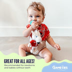 Gamezies Baby Boy and Girl Silicone Guitar Plush Pacifier - Image 3