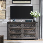 T4TREAM Farmhouse 6 Drawers Dresser - Image 3