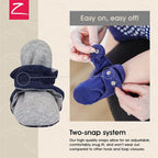 Zutano Organic Baby Booties Newborn Infant, Lost Baby Socks Solution, 18-24 - Image 3