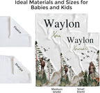 MDPrints Global Woodland Personalized Baby Blanket - Image 5
