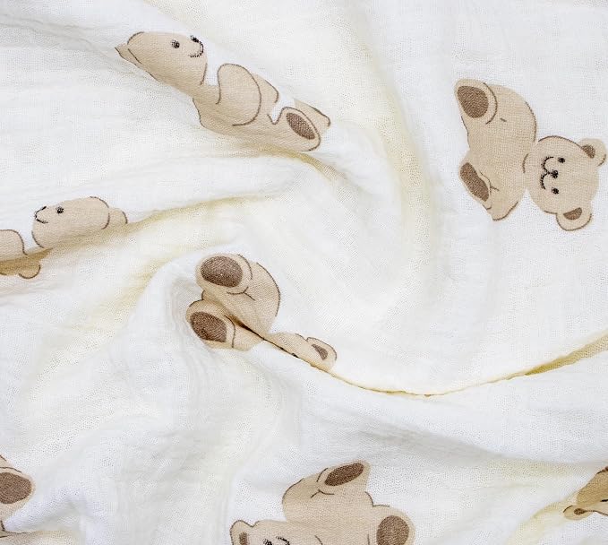 Baby Blanket Double Layer Cotton 40 x 40 Soft Receiving Blanket - Image 2