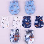 Baby Hat and Mittens Set Newborn Baby Hats Caps - Image 5