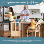 Guidecraft Kitchen Helper® Toddler Tower Step Stool - Image 7