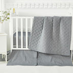 Brandream Crib Bedding Set for Boys 100% Cotton Linen Gender Neutral Boho - Image 9
