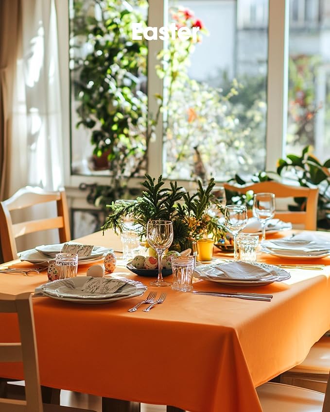 Pureegg Plastic Table Cloth Disposable 8 Pack, 54 x 108 Inch Table Cloths - Image 7