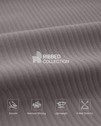 G4Free Ribbed Maternity Flare Yoga Pants - Image 2