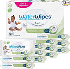 WaterWipes Sensitive+ Baby & Toddler Wipes, 3-In-1 Cleans, 99.9% Water by WaterWipes