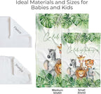 MDPrints Global Safari Animal Personalized Baby Blankets - Image 5