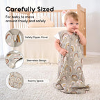 Yoofoss Baby Sleep Sack 12-18 Months 0.5 Tog Wearable Blanket - Image 3