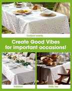 Pureegg Plastic Table Cloth Disposable 8 Pack, 54 x 108 Inch Table Cloths - Image 4