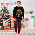 Awoscut Christmas Family Matching Pajamas Christmas Pjs Holiday Nightwear - Image 4