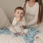 Organic Cotton Heritage Knit Receiving Blanket - Image 8