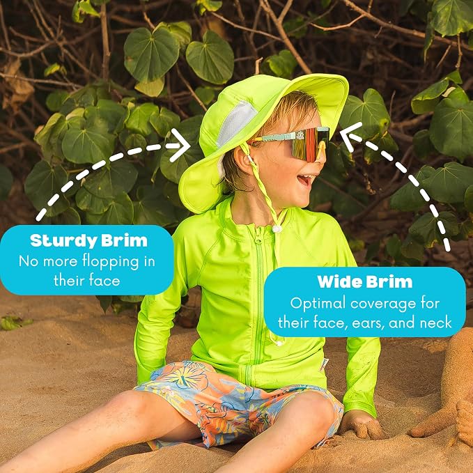 SwimZip Wide Brim Sun Hat | UPF 50+ Protection - Image 8