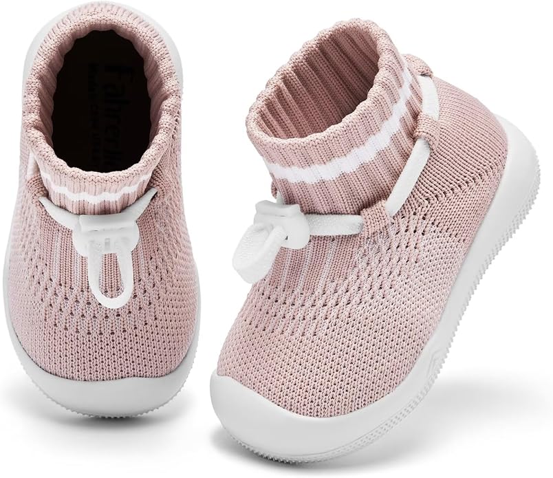 Baby Non Slip Socks Shoes Boys Girls Soft Slip On Sneakers Protection Toe by Fahrerliebe