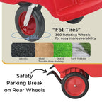 Angeles Bye Bye Buggy 6 Passenger Stroller, Sturdy Daycare Stroller - Image 4