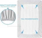 TILLYOU Mini Crib Fitted Sheets 2 Pack - Image 4