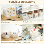 8 Pack Plastic Storage Bins - Image 6