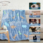 Dinosaur Glow in The Dark Blanket - Image 6