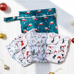 HappyFlute 9 Sets Newborn Baby Cloth Pocket Diapers Adjustable Reusable - Image 3
