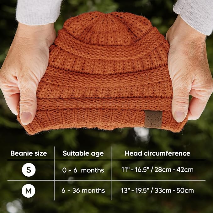KeaBabies 3-Pack Baby Beanies for Boys, Girls - Image 5