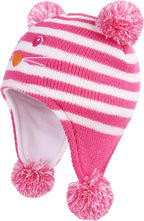 LANGZHEN Toddler Kids Infant Winter Hat, Earflap Knit Warm Cap Fleece Lined - Image 2