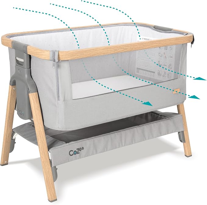 Tutti Bambini CoZee® 2-in-1 Baby Bassinet & Bedside Sleeper by TuttiBambini