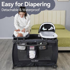 Pamo Babe Playard Portable Playard Foldable Playpen - Image 8