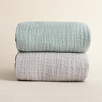 Muslin Swaddle Blankets for Newborns, 2 Pack 100% Cotton Receiving Blankets - Image 7