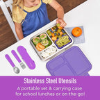 Bentgo® Kids Stainless Steel Utensil Set - Image 2