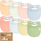 8-Pack Organic Baby Bibs for Boys, Girls by KeaBabies