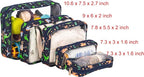 TSA Approved 5-Piece Diaper Bag Organizer Pouch Set Clear Waterproof TPU Kids - Image 2