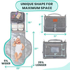 Portable Changing Pad for Baby – Soft, Comfortable Portable Diaper Changing Pad - Image 3