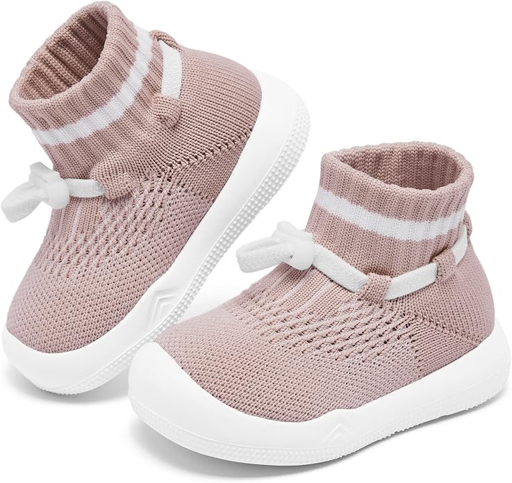 Baby Non Slip Socks Shoes Boys Girls Soft Slip On Sneakers Protection Toe - Image 5
