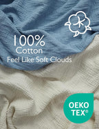 Momcozy Muslin Mini Crib Sheets Fitted - Image 3
