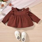 HINTINA Infant Baby Girl Long Sleeve Fall Winter Outfits - Image 5