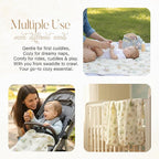 Muslin Bamboo Viscose Baby Blanket, Ultra Soft All-Purpose Unisex 43 x 43 inches - Image 4