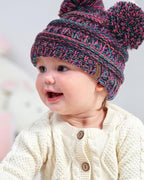 FURTALK Baby Winter Knitted Beanie Hat Soft Warm Lined Pom Pom - Image 7