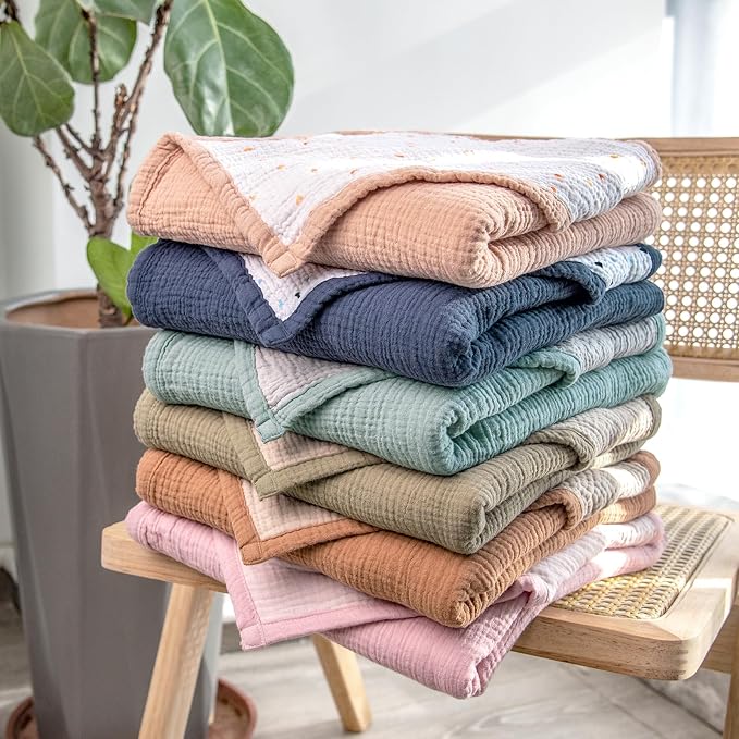 Lulu moon Muslin Baby Blanket - Image 6